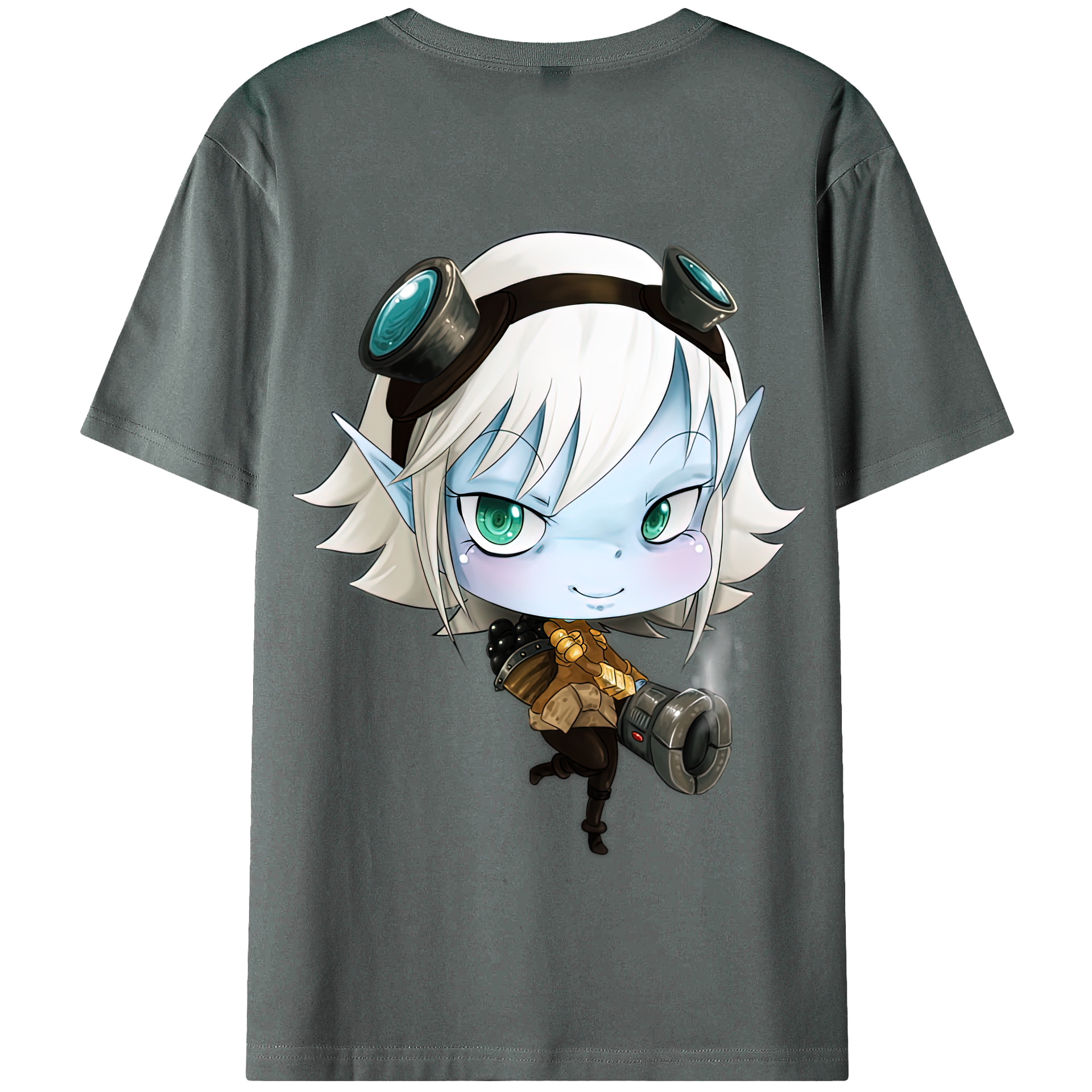 リーグ・オブ・レジェンド League of Legends LOL 綿100％半袖Tシャツ（背面プリント）
